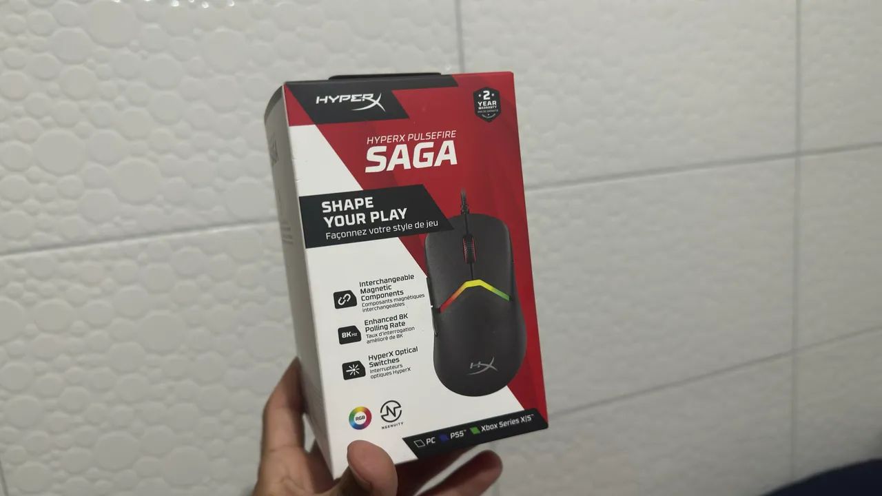 Mouse hypex novo na caixa 