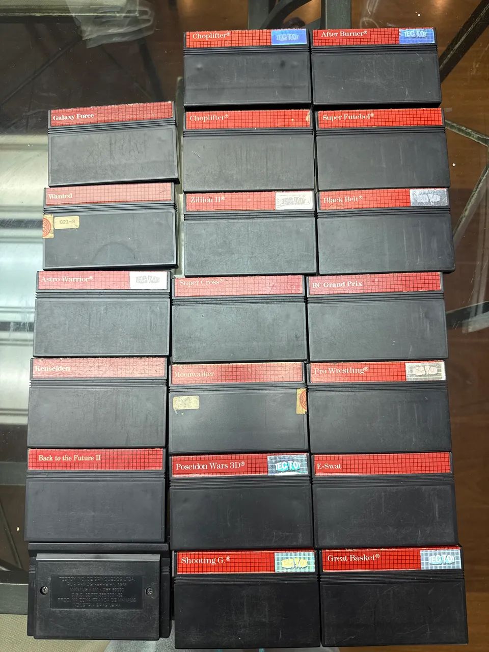 Cartuchos SEGA MASTER SYSTEM - coleção retro 