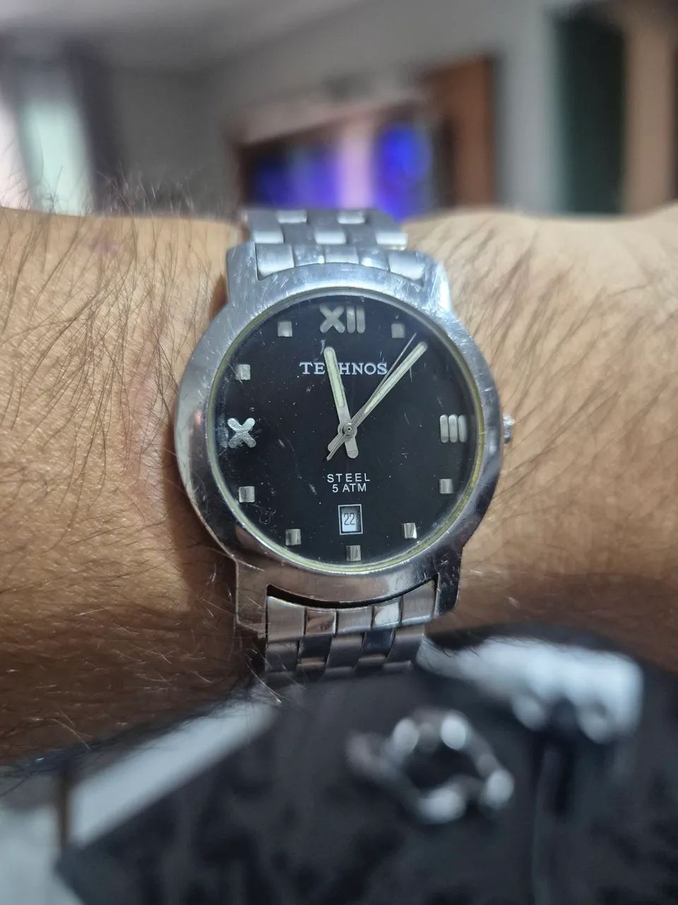 Relógio TECHNOS STEEL  5ATM   À QUARTZ   -   FUNCIONANDO PERFEITAMENTE - Foto 3