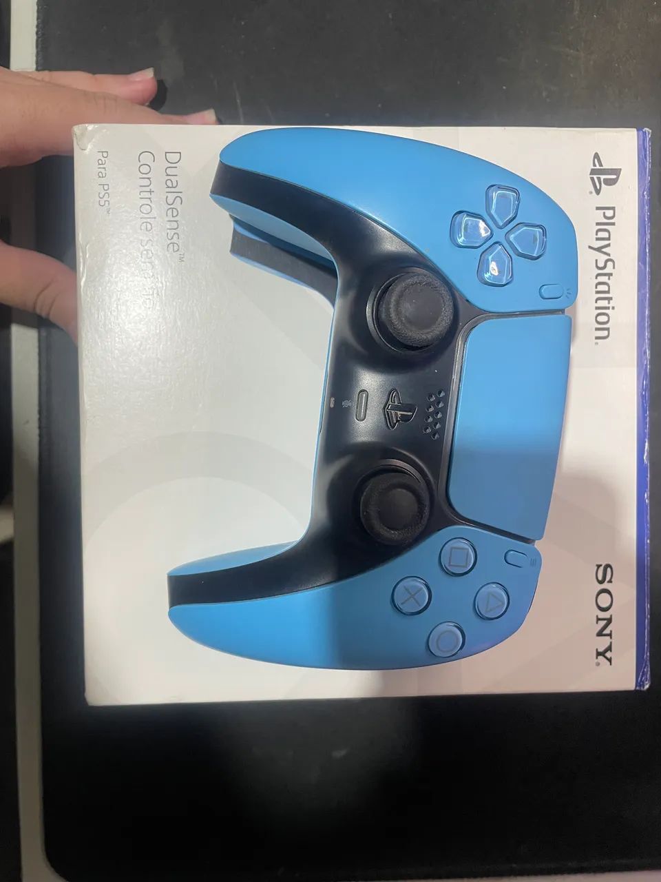 Controle dualsense PS5 - Starlight blue  - Foto 5