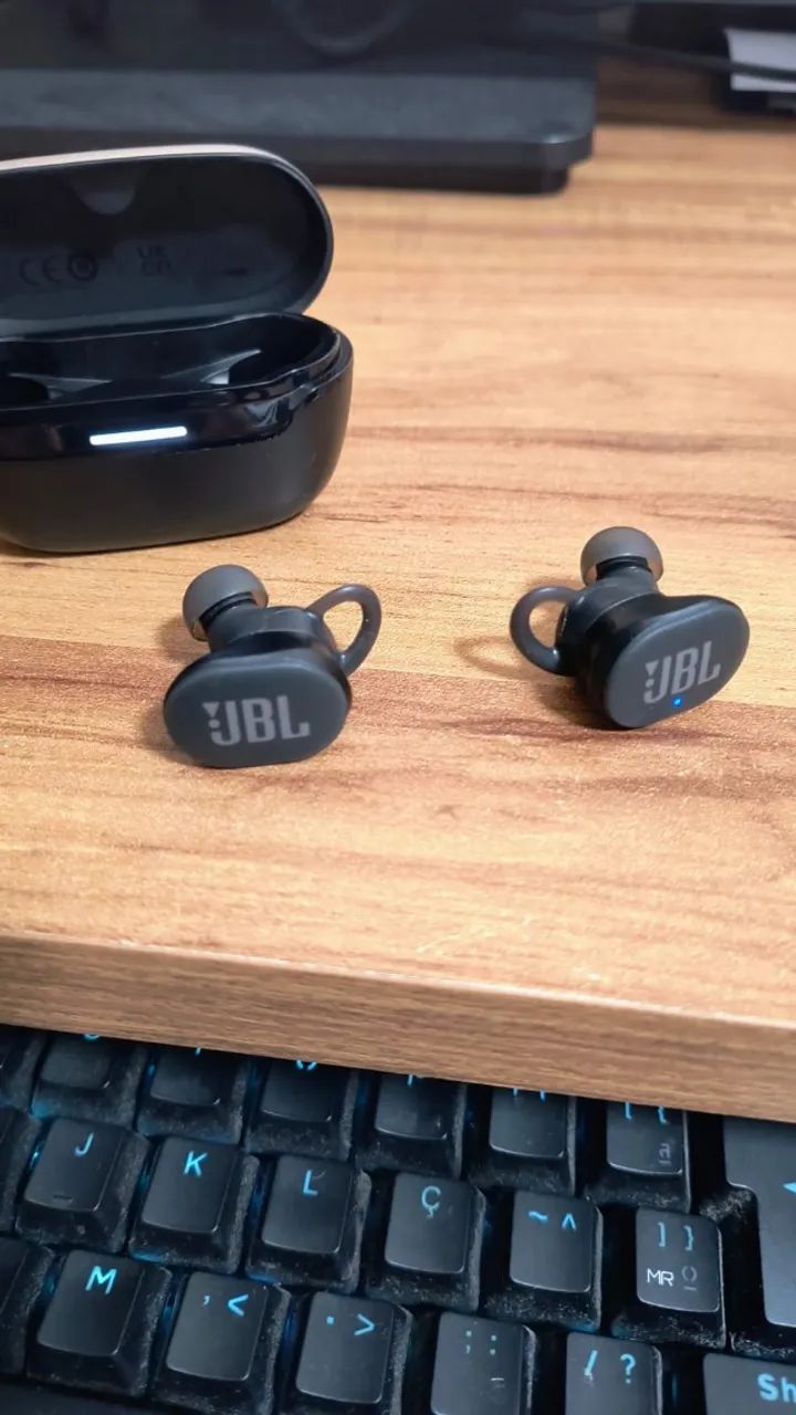 Fone De Ouvido Bluetooth JBL Endurance Race 2 Com Cancelamento De Ruído - Preto - Foto 3