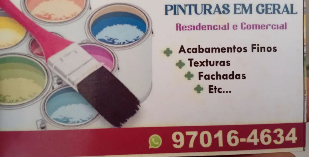 SERVIÇO DE PINTURA 