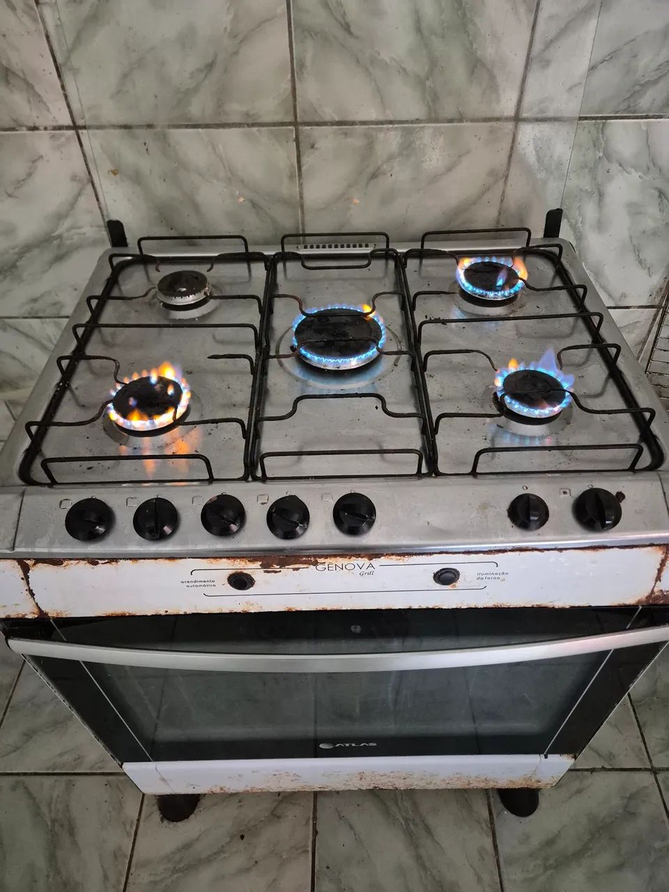 Fogão 5 bocas usado