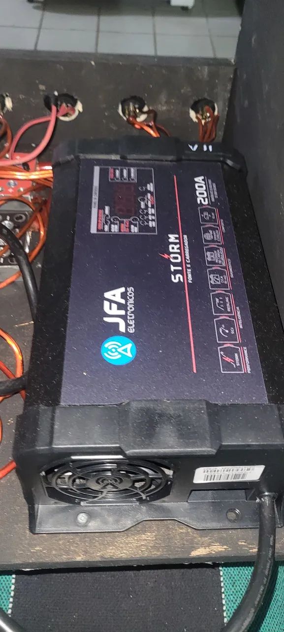 Fonte 200a JFA na garantia