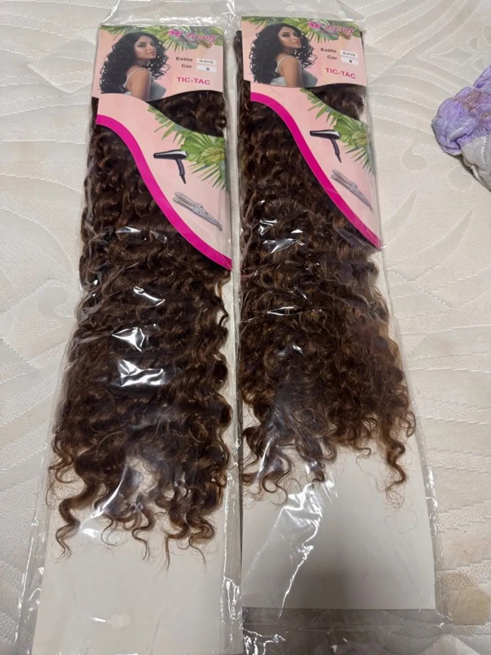 Aplique tic tac cacheado  - Foto 2