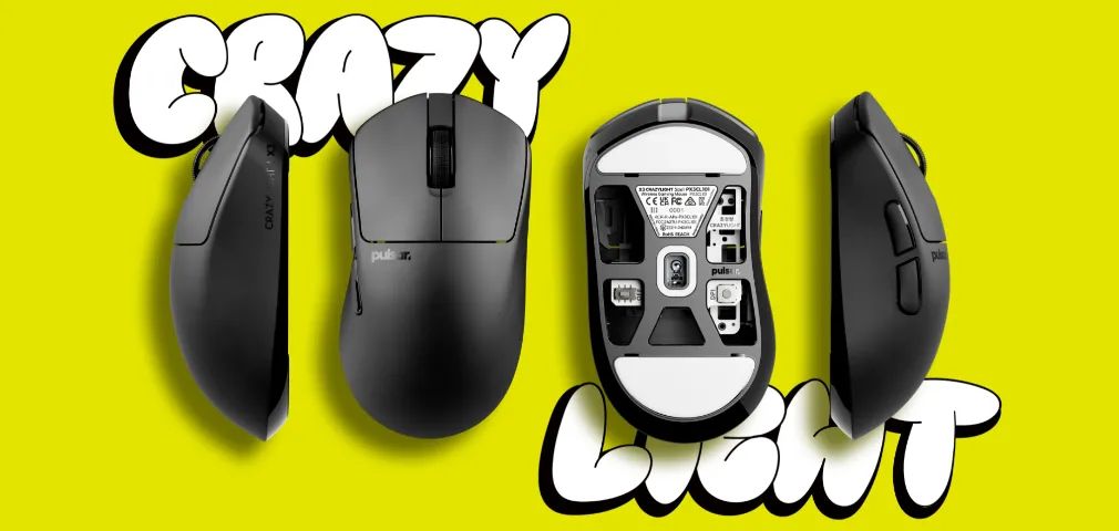 Pulsar X3 CrazyLight Mini Gaming Mouse - Periféricos e Acessórios