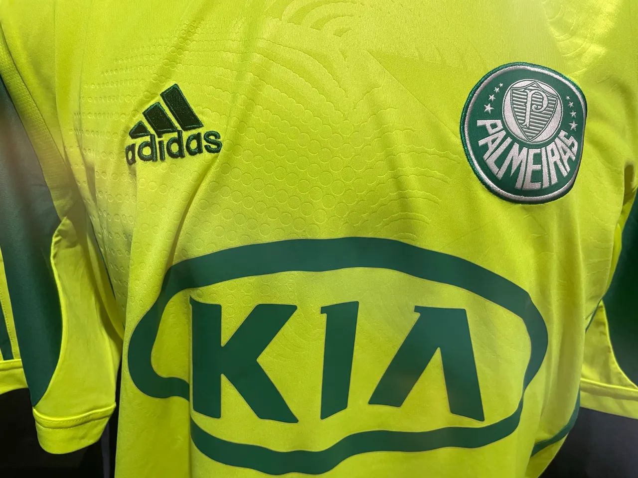 Camisa Palmeiras Adidas de Jogo Chico Tamanho G - Foto 2