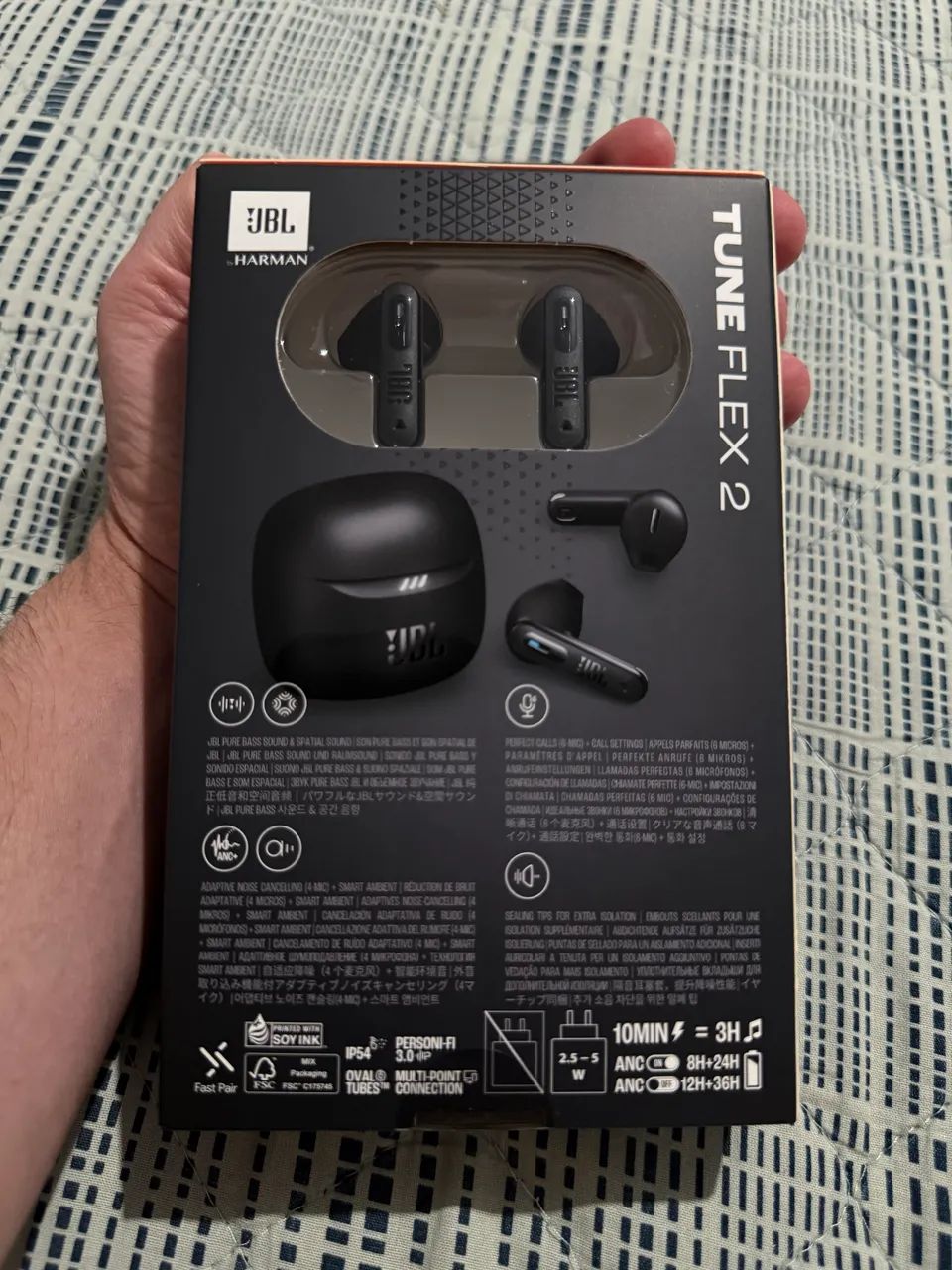 Fone JBL Tune Flex 2 NOVO LACRADO - Foto 3