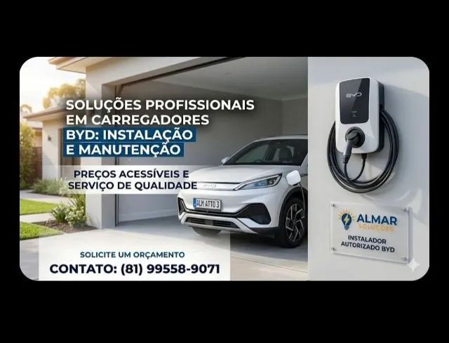 Instalação de carregador de veículos