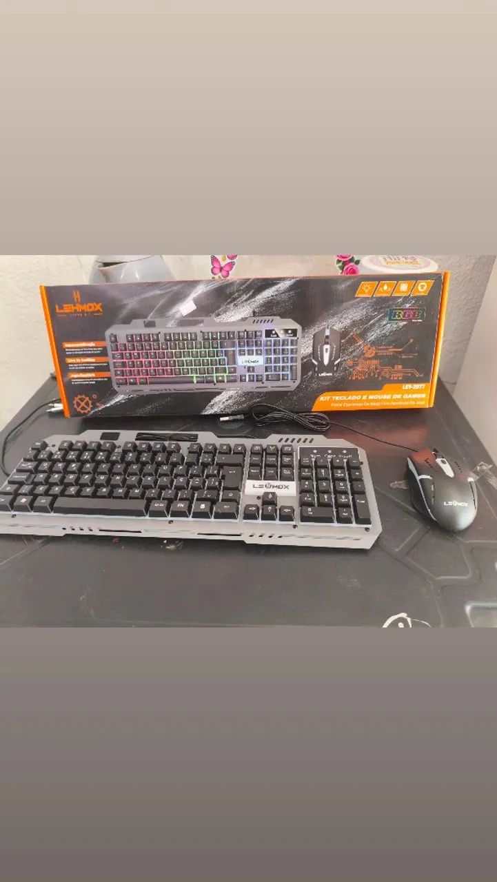 Kit Teclado e Mouse Gamer