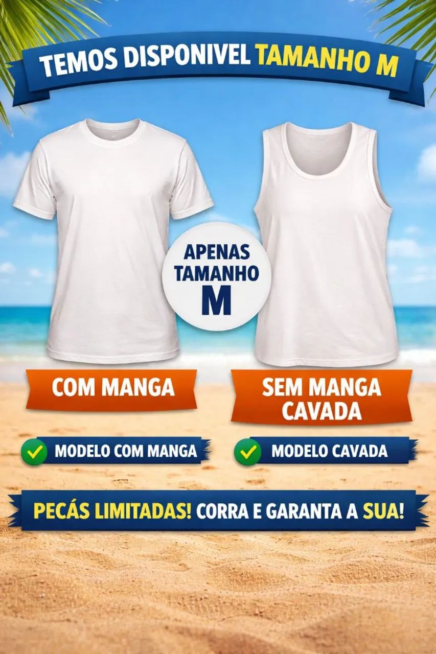 Camisetas brancas de algodão 