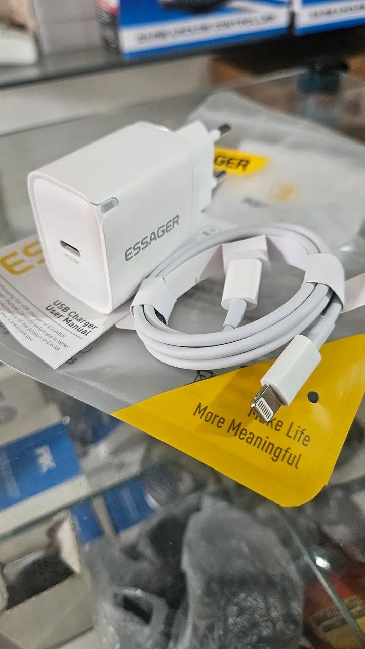 Essager carregador turbo 20w para iPhone 
