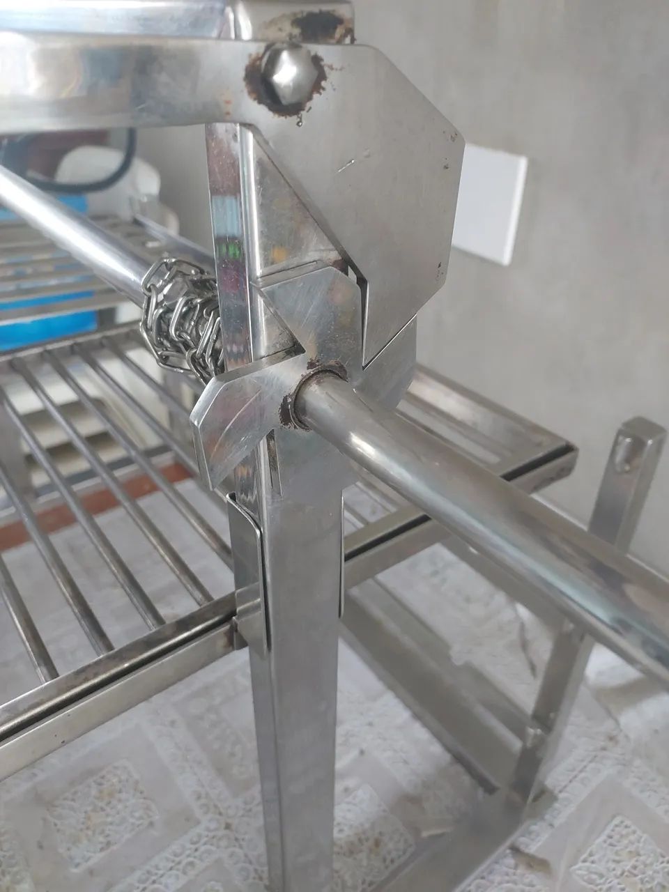 Churrasqueira Inox com manivela  - Foto 4