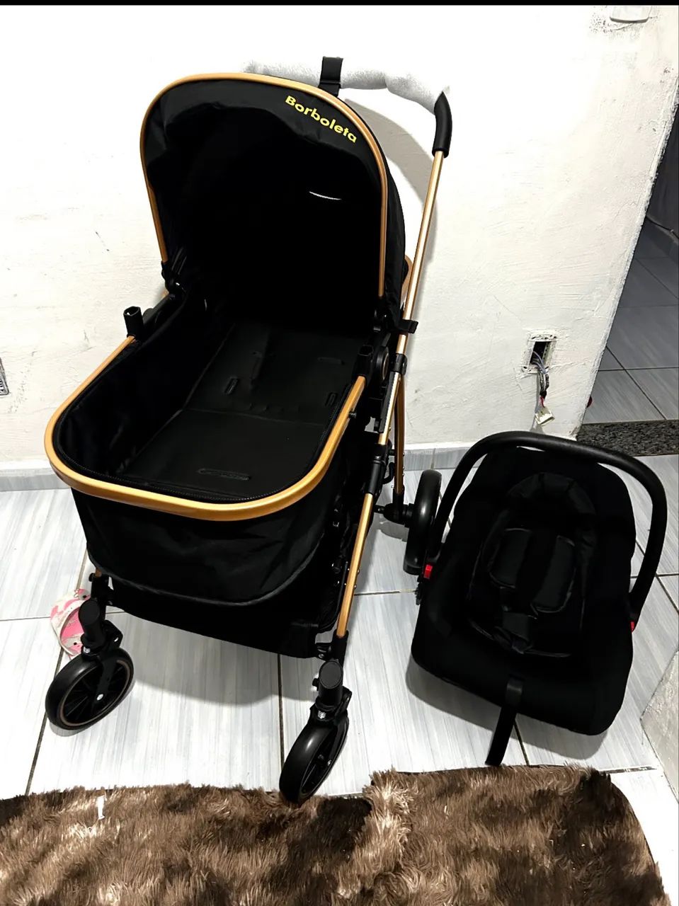 Carrinho de bebê Moisés 3 em 1  - Foto 4