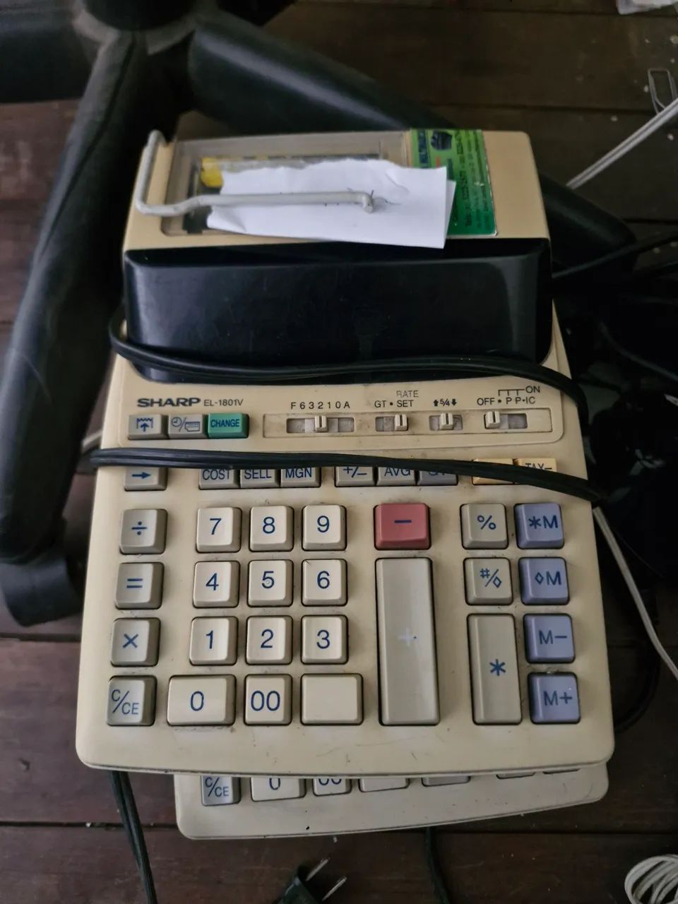 Calculadora de Mesa com Impressora Sharp EL-1801V - Seminova / Perfeito Estado - Foto 3
