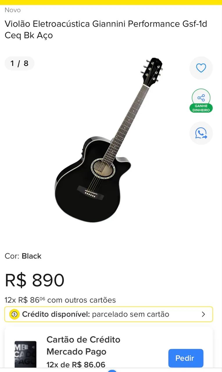 Violão Giannini - Foto 5
