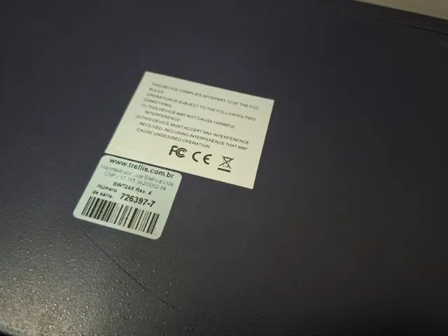 Switch Rede 24 portas (Trellis) - 10/100  - Foto 3