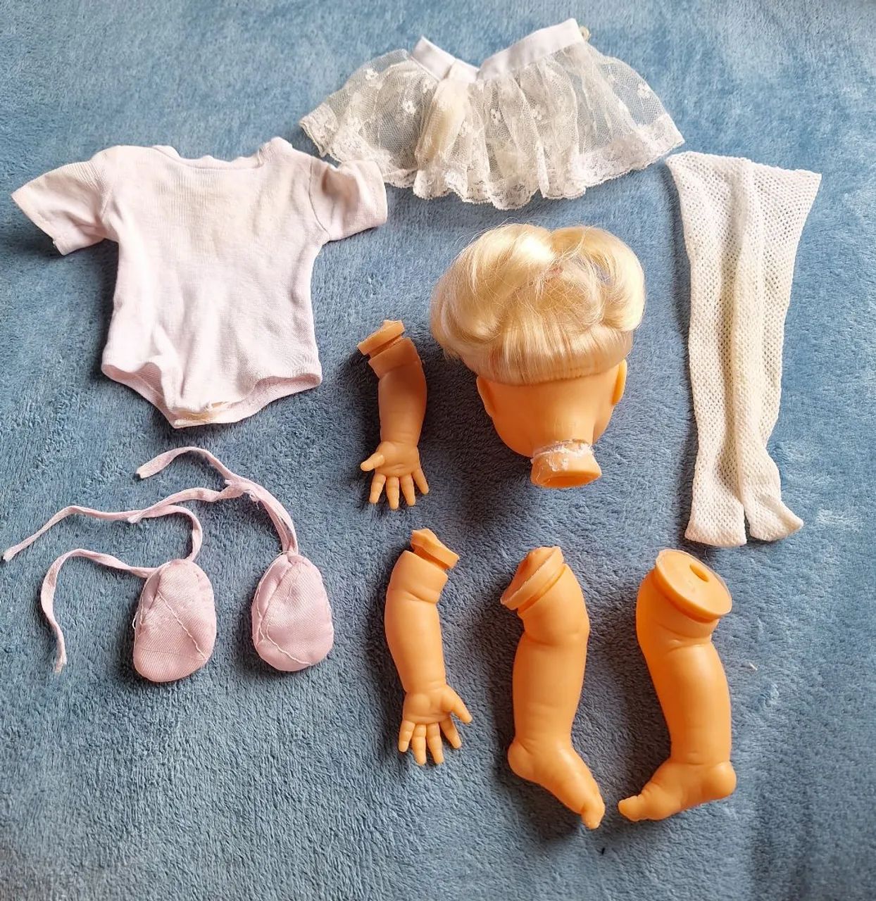 Partes Boneca Bebê Bailarina Xuxa - Foto 2