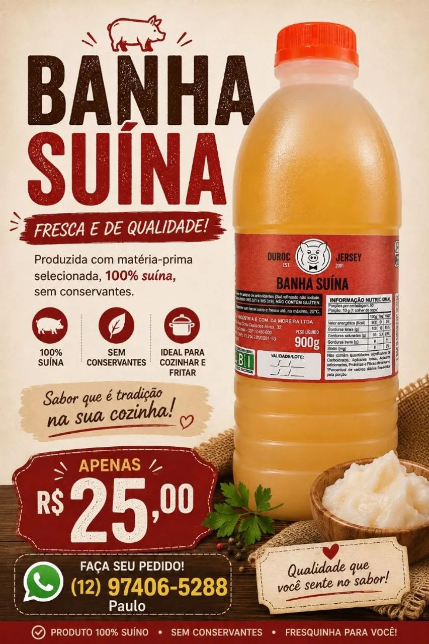 Banha de porco 