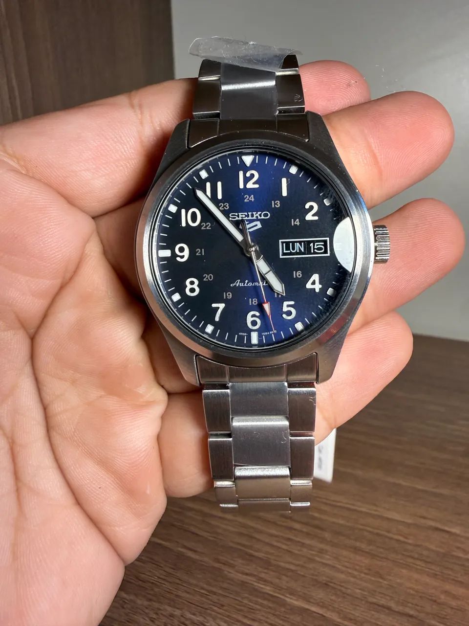 Relógio Seiko 5 Sports Field Automático SRPG29B1 Azul