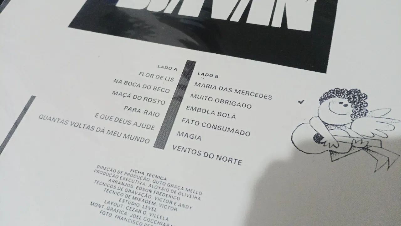 Djavan - Lp vinil Obs: Capa plotada - Foto 3