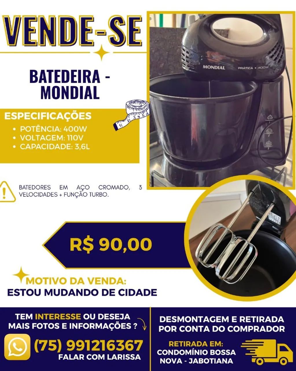 Batedeira elétrica 