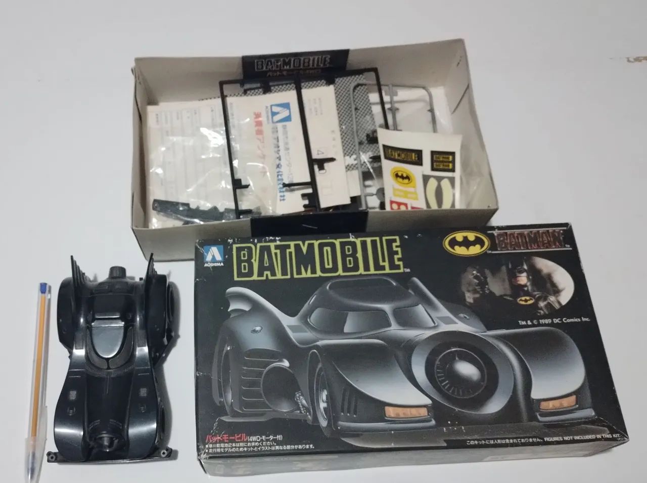 Batmovel Aoshima kit 1/32 carrinho - Foto 3