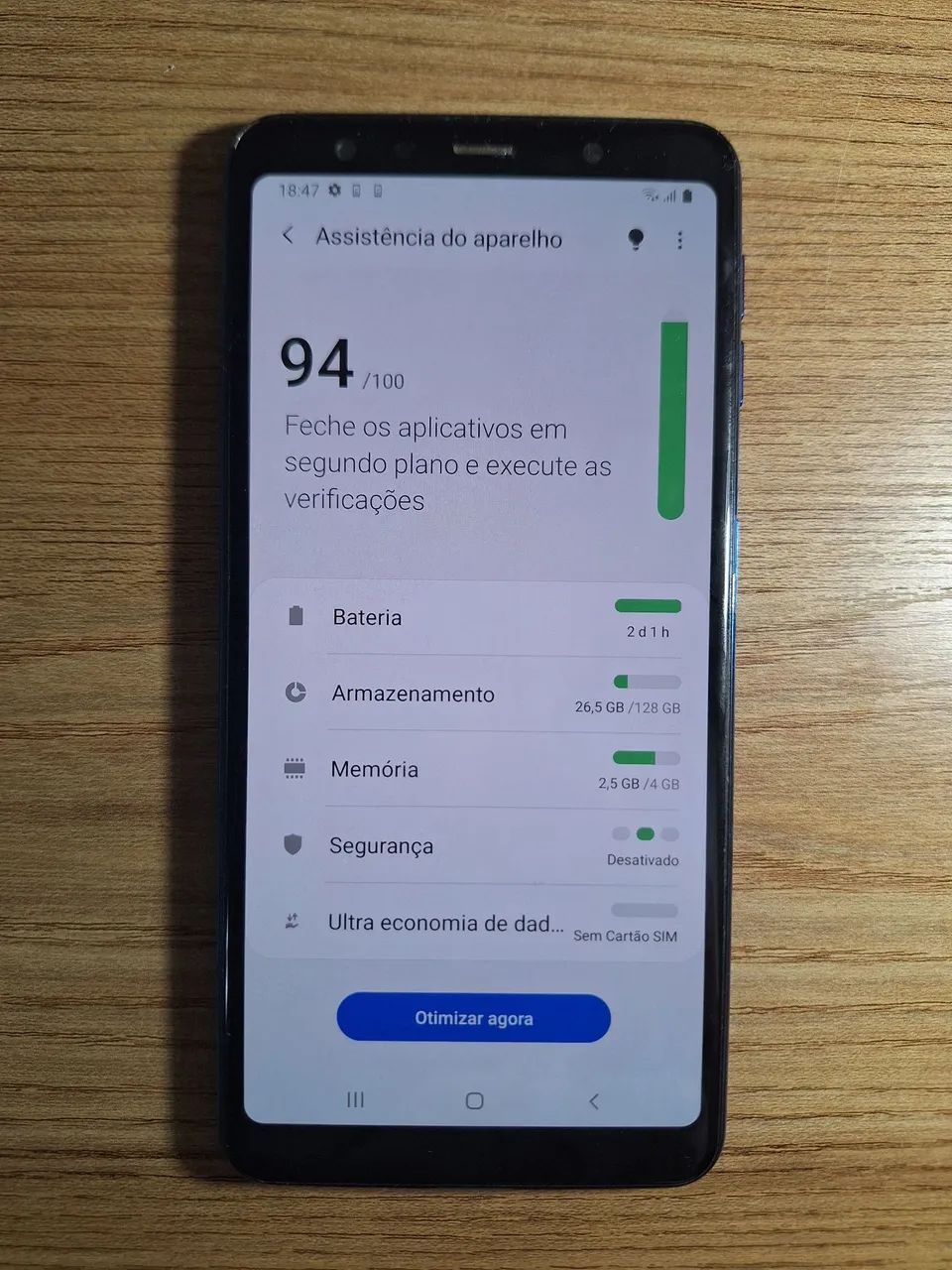 Samsung Galaxy A7(2018) 128 gb sem a gaveta chip - Foto 3