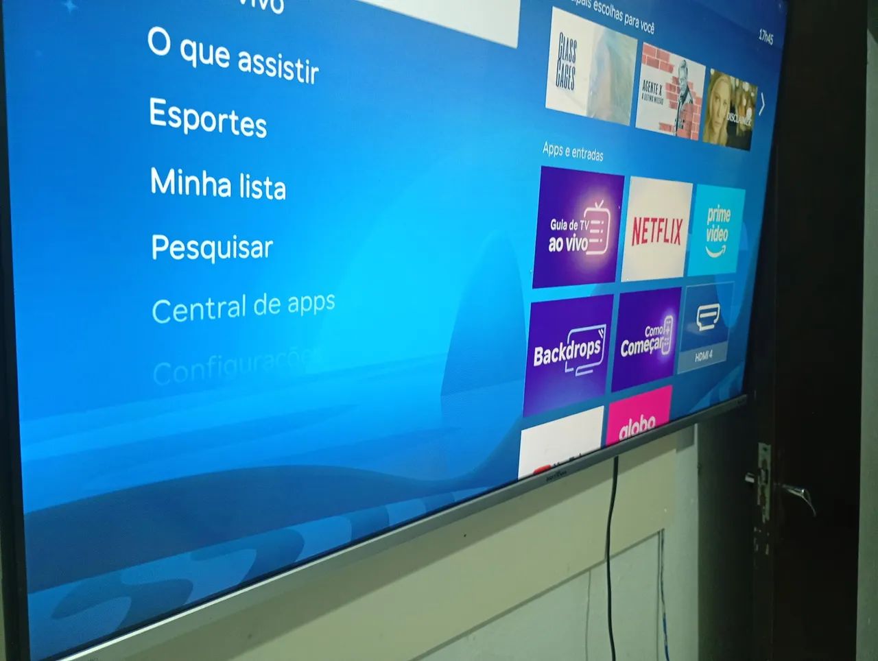 Vendo ou troco uma TV smart 50 polegadas 4K pega uma TV smart menor - Foto 3