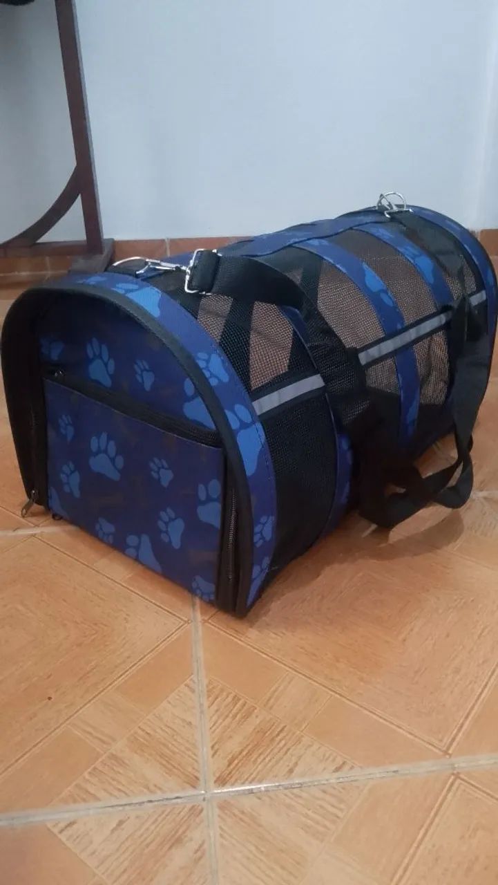 Kit para pet: Bolsa, túnel, bebedouro e tapete - Foto 3