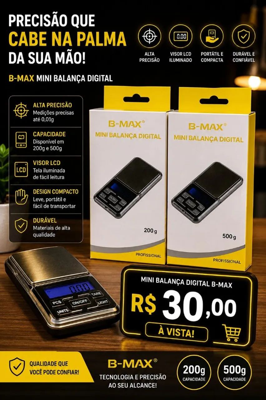 MINI BALANÇA DIGITAL 