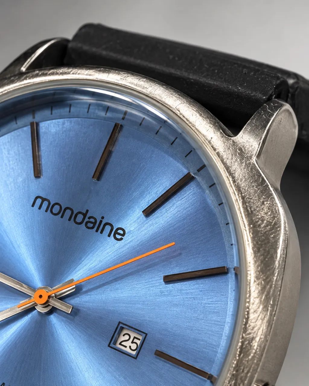 Relógio Mondaine Mostrador Sunray Azul - Foto 2