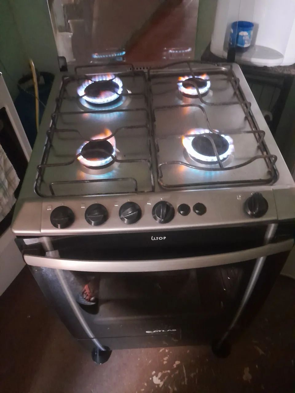 Fogão atlas 4 bocas elétrico. - Foto 3