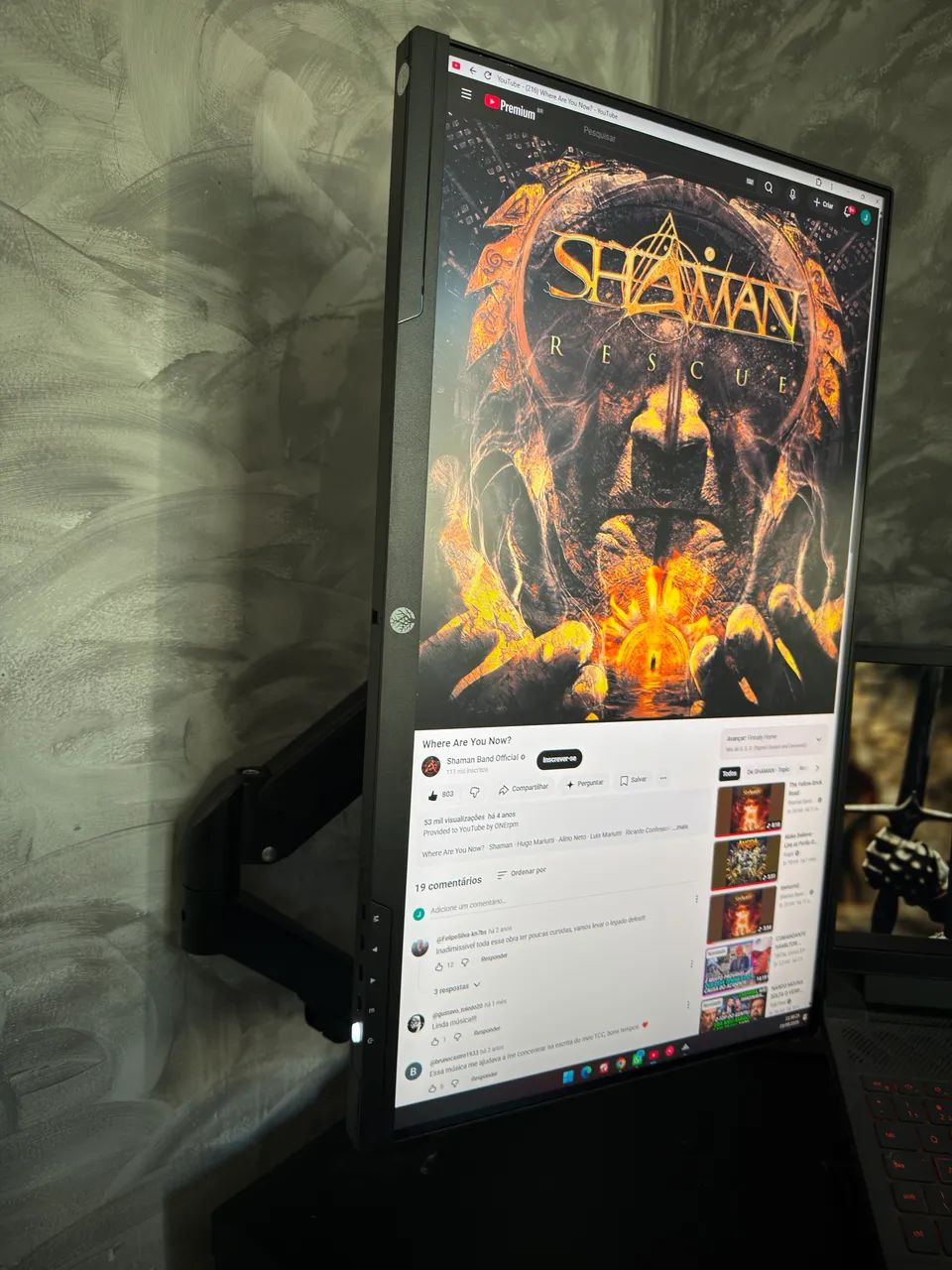 Vendo monitor 25 polegadas já com suporte a gás! 144hz