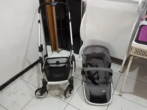 Carrinho de Bebê Epic Lite Dobrável com Bebê Conforto  - Foto 2