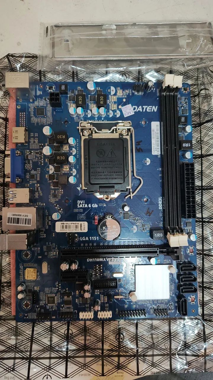 Placa mãe 1151 marca daten para 5 e 6 ger 