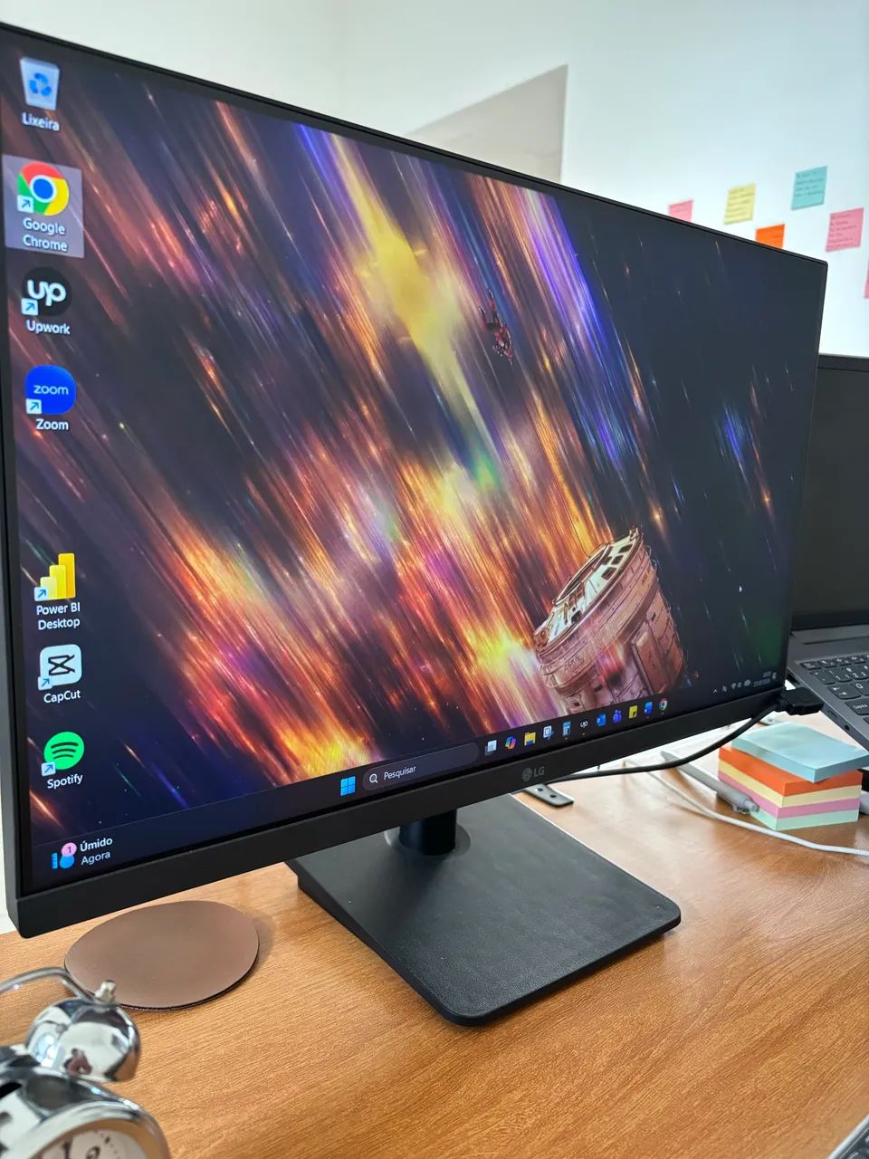 Monitor PC Gamer LG 24MS500 24polegadas IPS 100Hz Full HD HDMI  - Foto 2