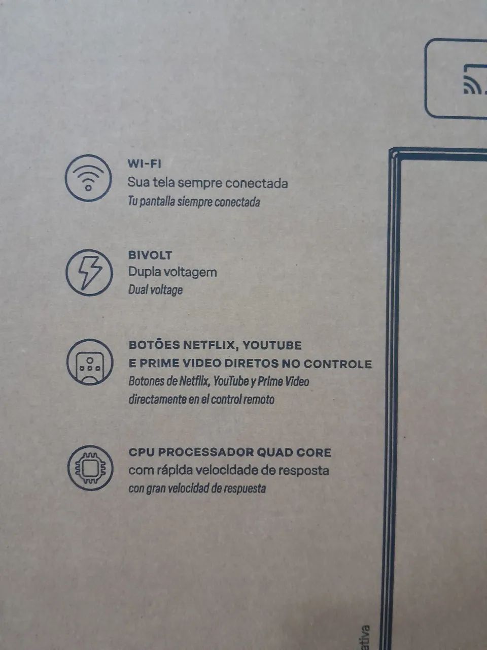 TV Smart nova, na caixa. - Foto 3