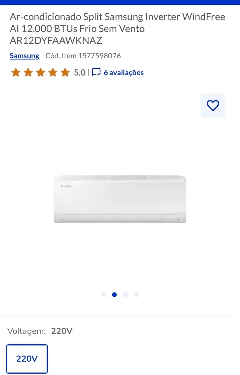 Ar condicionado Split  Samsung inverter  - Foto 3