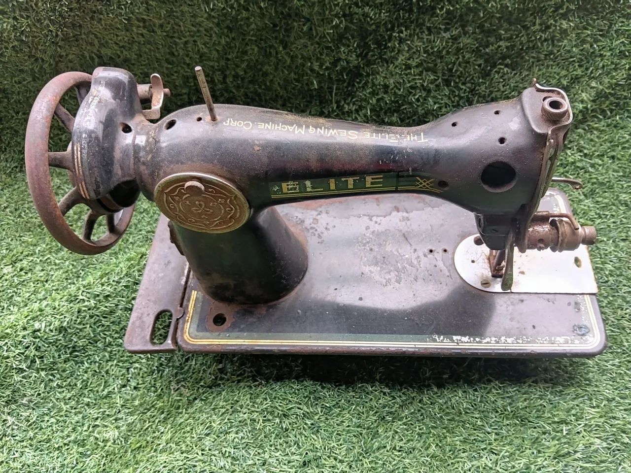 Máquina de costura antiga elite - Foto 3