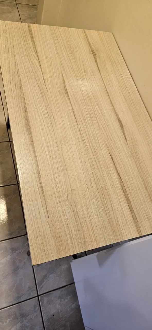 MESA MDF COM BASE EM AÇO 102x60cm - Foto 3