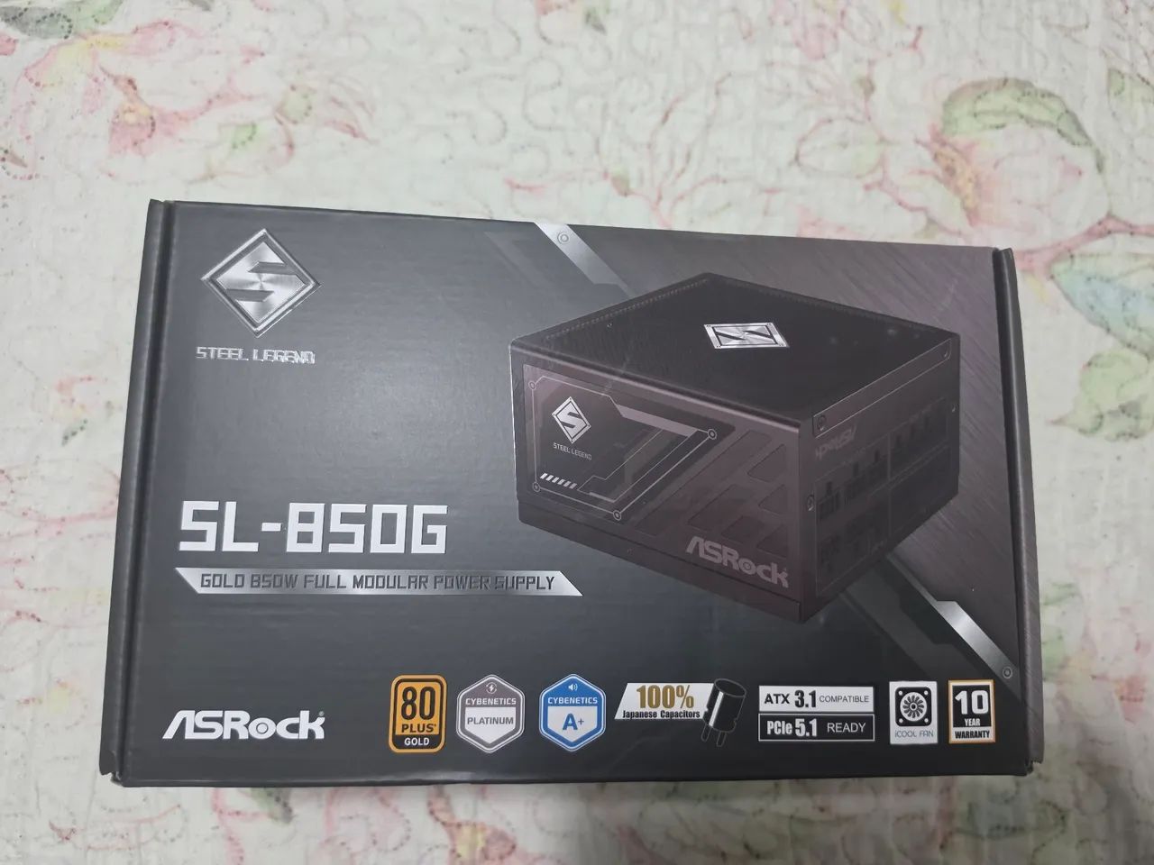 Fonte ASRock 850w SL850G 80 plus Gold (NOVA)