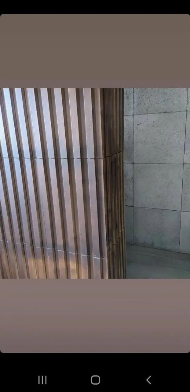 Revestimento ripado cinza  - Foto 5