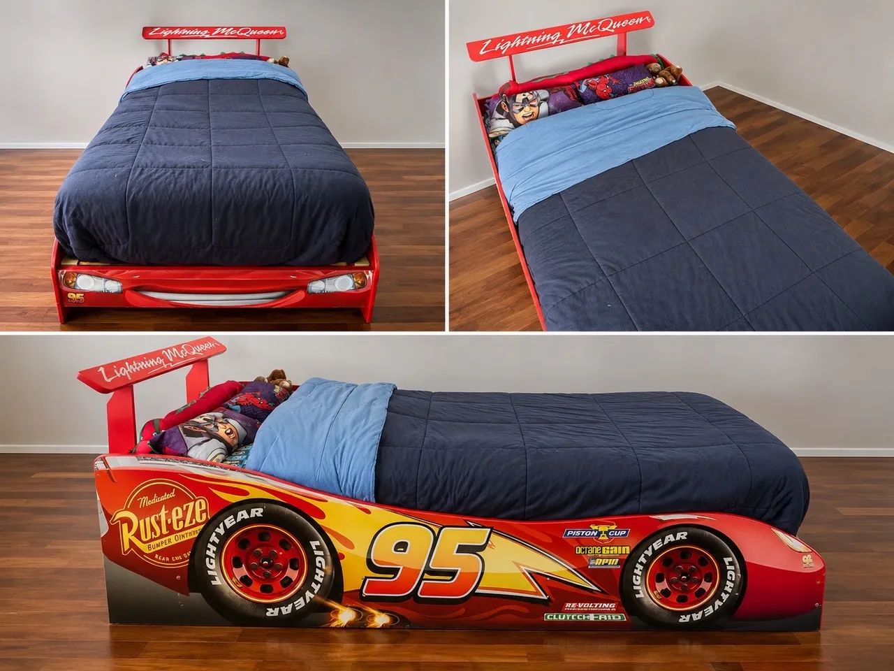 Cama solteiro Mcqueen Carro - Foto 4