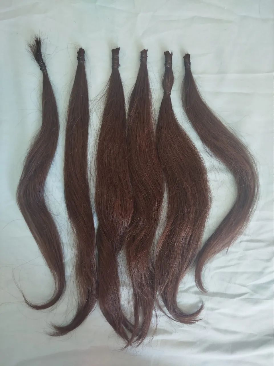 Cabelo humano virgem 100% natural 