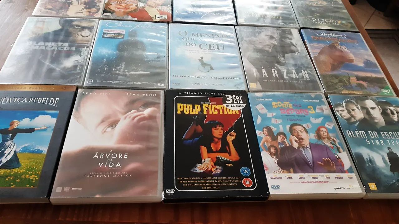 Vendo Lote de Filmes em DVDS