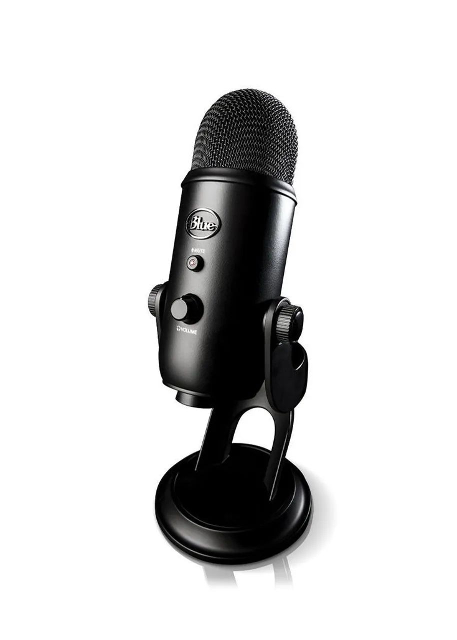 Microfone blue yeti preto 