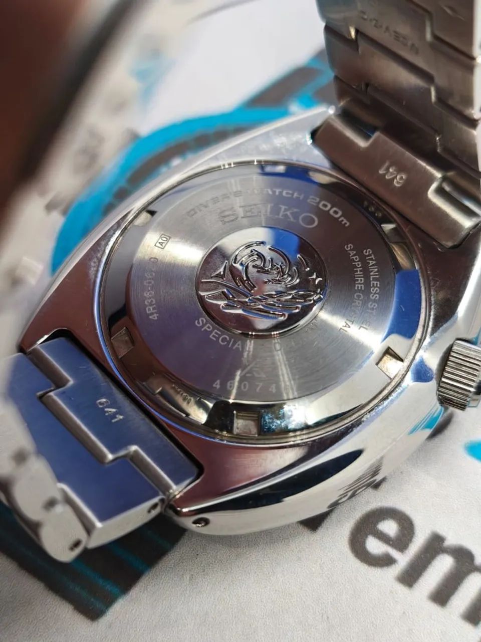 RELOGIO SEIKO TURTLE GREAT BLUE - Foto 4