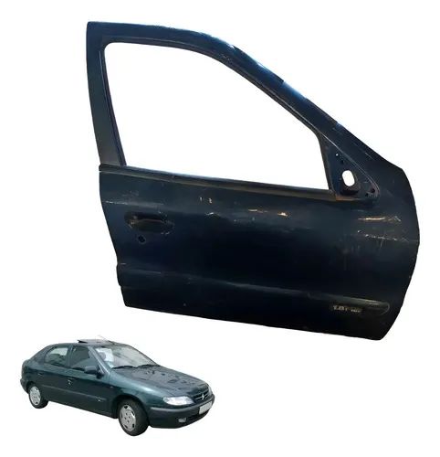 Porta Dianteira Xsara 1997 A 2000 Dianteira Direita Azul - Peças