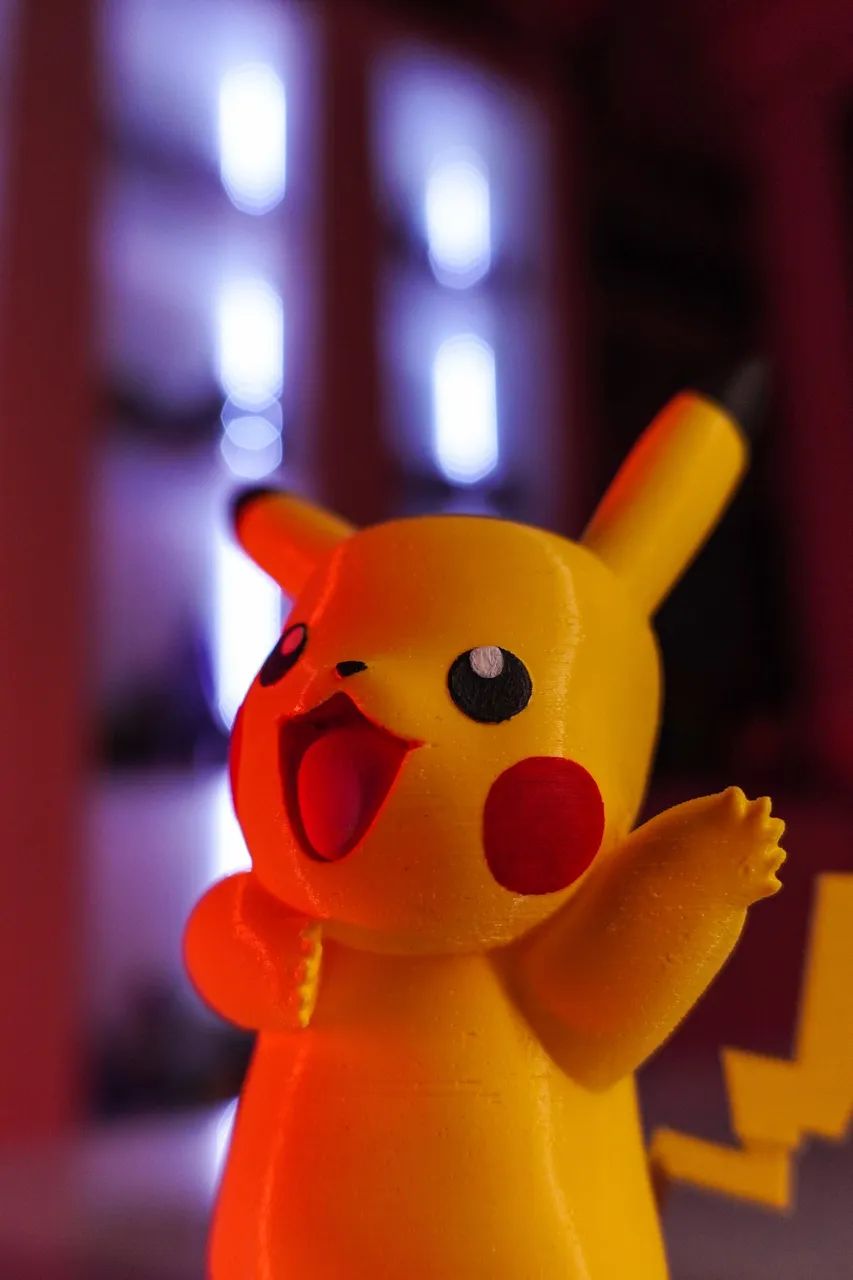 Pikachu impressão 3D - Foto 3